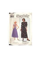 Simplicity 9193 Sewing Pattern, Dress, Size 10-12-14, Uncut, Factory Folded