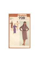 Simplicity 9281 Sewing Pattern, Pullover Dress or Two-Piece Dress, Size 16, Uncut, Factory Folded