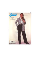 Simplicity 9289 Front Pleated Pants and Unlined, Front Buttoned, Loose Jacket, Sewing Pattern Size 12-14-16