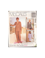 McCalls 9342 Sewing Pattern, Jacket, Pants, Skirt, Size 8, Uncut Factory Folded