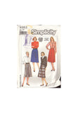 Simplicity 9353 Sewing Pattern, Skirts, Size 14, PARTIALLY CUT, COMPLETE