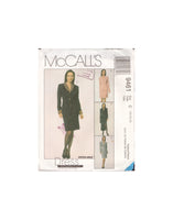 McCall's 9461 Sewing Pattern, Coatdress, Lined Jacket and Skirt, Size 10-12-14, Partially Cut Apart, Complete