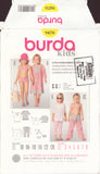 Burda 9470 Sewing Pattern, Children's Beach Wear, Size 3-8, Uncut, Factory Folded