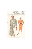 Vogue 9514 Sewing Pattern, Top and Skirt, Size 8-10-12, Uncut, Factory Folded