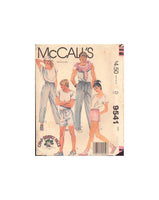 McCall's 9541 Sewing Pattern, Women's and Men's Pants and Shorts, Size Medium, Cut, Complete