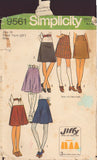 Simplicity 9561 Sewing Pattern, Jiffy Skirts, Size 16, Cut, Complete