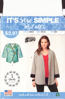 McCall's 9612 Sewing Pattern, Misses' Jackets, Size XS-XL, Uncut, Factory Folded