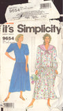 Simplicity 9654 Sewing Pattern, Dress and Scarf, Size 10-20, Cut, Complete