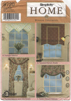 Simplicity 7075 Window Treatments in Various Lengths and Styles