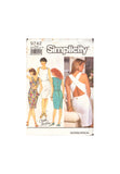 Simplicity 9742 Sewing Pattern, Fitted Dress With Back Variations, Size 4-12  Cut, Complete or Size 14 Cut, Complete