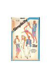 Simplicity 9843 Sewing Pattern Skirt Top Pants Shorts Jacket Size 14 PARTLY CUT