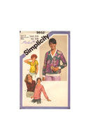 Simplicity 9852 Sewing Pattern Pullover Sweatshirt Size 10 Uncut Factory Folded