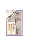 Simplicity 9880 Sewing Pattern, Slim Skirt, Pullover Top and Sash and Unlined Jacket, Size 14, Cut, Complete