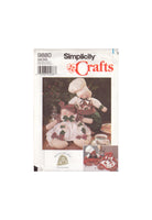 Simplicity 9880 Sewing Pattern, Gingerbread People, One Size, Uncut, Factory Folded