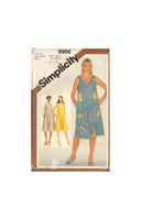 Simplicity 9966 Sewing Pattern, Sundresses or Jumpers, Size 10, Partially Cut, Complete