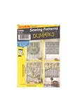 Simplicity 9986 Sewing Pattern for Dummies, Window Shades, One Size, Uncut, Factory Folded