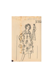 Mail Order Photo-Guide B114 Sewing Pattern, Dress, Size 10, Bust 32.5, "Unprinted", Uncut, Factory Folded