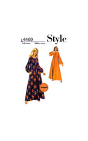 70s Leisure Gown or Caftan, Bust 31.5-32.5 (80-83 cm) or 38-40 (97-102 cm), Style 4469, Vintage Sewing Pattern Reproduction