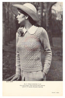 Patons 401 - Knitting Patterns for Women's Jumpers, Blouse, Cardigan and Vest Instant Download PDF 20 pages