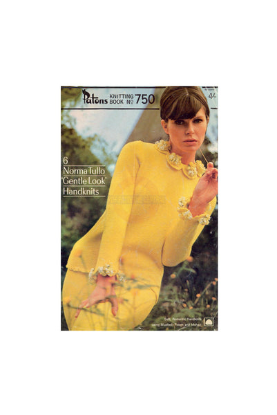 Patons 750 - 60s Knitting Patterns for Cardigans and Sweaters for Women Instant Download PDF 20 pages