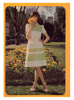 Women's Weekly Sunshine Knits 70s Knitting and Crocheting Designs Instant Download PDF 16 pages