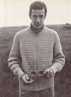 Patons Book 879 - 60s Knitting Patterns for Men Instant Download PDF 20 pages