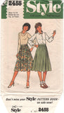 Style 2455 Teen's Gored or Flared Skirt, Cut Complete Sewing Pattern Size 11/12