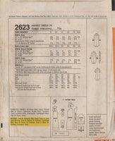 McCall's 2623 Sewing Pattern, Dress in 3 Versions, Size 12, Cut, Complete