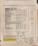 McCall's 2623 Sewing Pattern, Dress in 3 Versions, Size 12, Cut, Complete