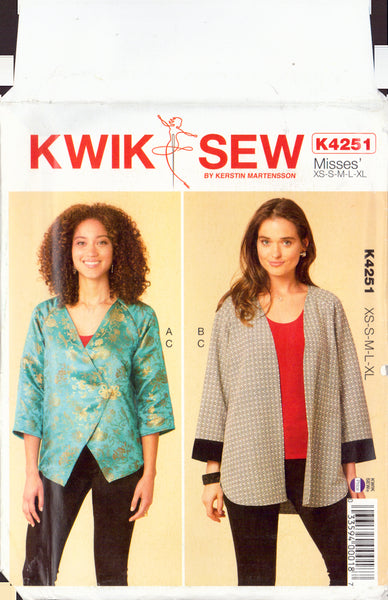 Kwik Sew Pattern Top and Pants, (XS, S, M, L, XL)