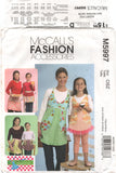 McCall's 5997 Jan Lutz Aprons for Children and Adults, Sewing Pattern All Sizes