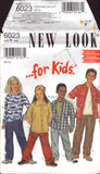 New Look 6023 Kids' Sweatshirts, Long or Short Sleeve Tops and Pants, Multi Size 4-9