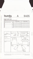 Burda 6405 Sewing Pattern, Blouses, Size 6-16, Uncut Factory Folded