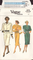 Vogue 9378 Sewing Pattern, Dress, Size 12, Uncut, Factory Folded