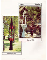 A Sip of Macramé - Vintage 70s - 14 Macrame Patterns Instant Download PDF 24 pages