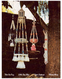 A Sip of Macramé - Vintage 70s - 14 Macrame Patterns Instant Download PDF 24 pages