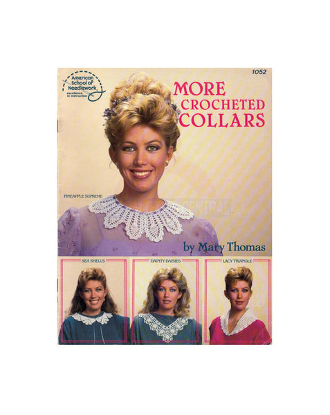 More Crocheted Collars - American School of Needlework Instant Download PDF 20 pages