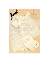 Jarol E482 New Arrival - Layette Knitting Patterns - Instant Download 6 PDF pages