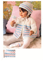 Panda 549 - Knitting for the Nursery - Knitting Patterns for Babies Instant Download PDF 16 pages