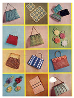 Myart Book 3 Swiss Straw - 60s Knitting and Crocheting Patterns for Handbags, Purses and Place Mats - Instant Download PDF 20 pages