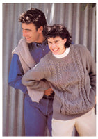 Patons 1147 Winter Weekends - 4 Jumper/Sweater Patterns For Men And Women Instant Download PDF 12 pages