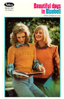 Patons 347 - 70s Knitting Patterns for Women's Sweaters, Cardigan and Vest Instant Download PDF 20 pages