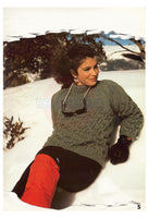 Patons 682 - Knitting Patterns for Women's Sweaters, Leg Warmer, Vest, Jacket  and Mittens - Instant Download 18 PDF pages