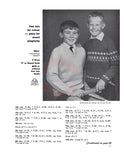 Patons 700 - 60s Knitting Patterns for Sweaters, Jackets and Cardigans For Boys Instant Download PDF 24 pages