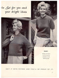 Patons 704 - 60s Knitting Patterns for Cardigans and Twin Sets for Women Instant Download PDF 20 pages