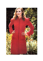 Vintage 70s Red Fringed Dress Pattern Instant Download PDF 3 +4 pages