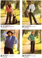 Patons 954 Knitting Patterns for Women's Cardigan, Jacket, Vest and Jumper Instant Download PDF 16 Pages