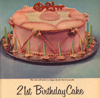 Cake Decorating Book - 50s Cake Making Instructions - Instant Download PDF 68 Pages