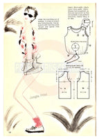 Stitch House Shirt & Blouse - Japanese instructions (in English) For Drafting 80s Sewing Pattern Pieces - Instant Download PDF 68 pages