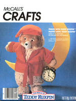 McCall's Crafts 2738 Sleepwear for Teddy Ruxpin Talking Teddy Bear Doll Uncut Sewing Pattern